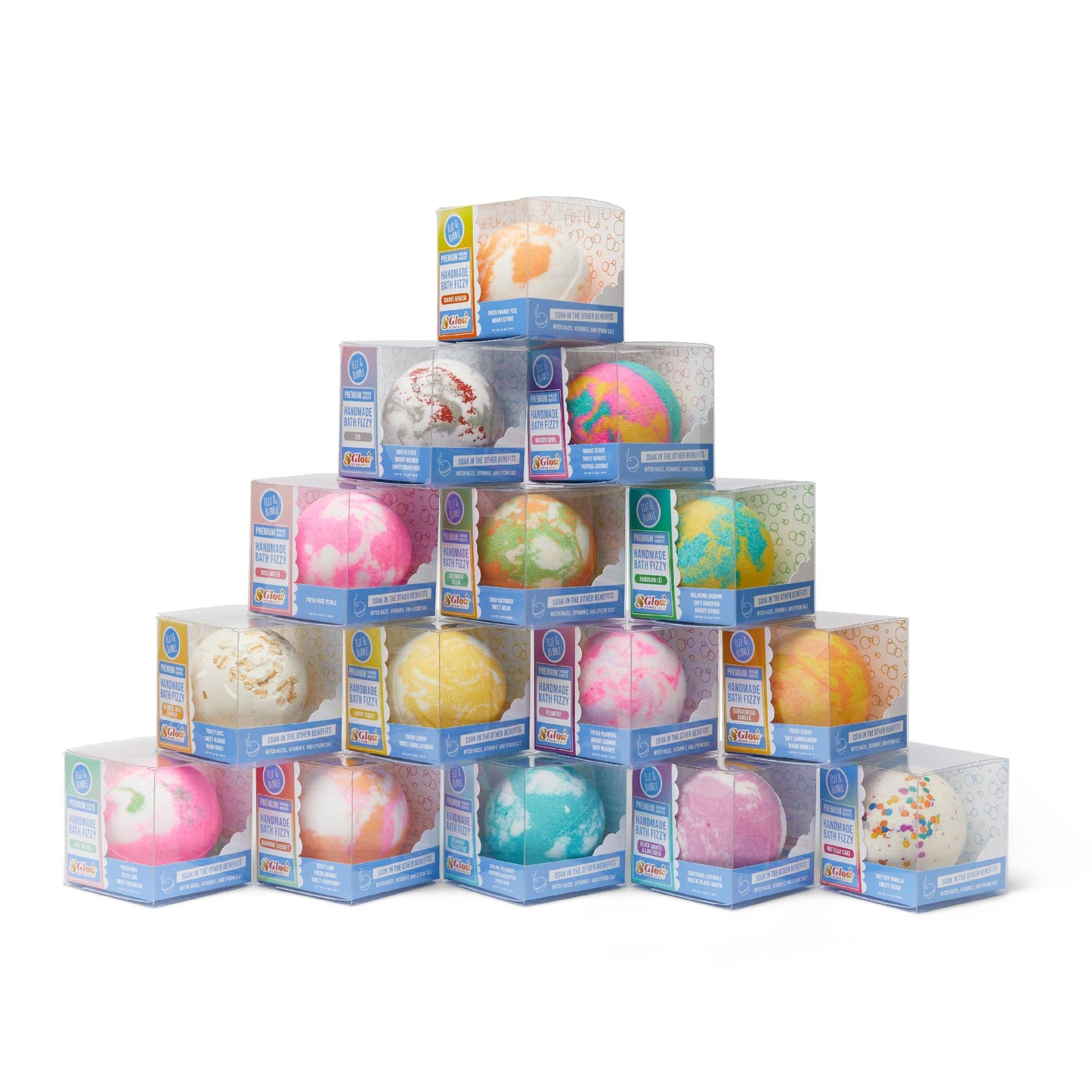 Artisian Bath Fizzies Parent (Oatmeal, Milk, Honey)