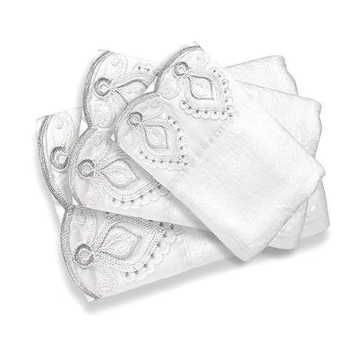 Popular Bath 3PC Towel Set Monaco, White