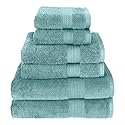 Kaufman - Luxury 100% Cotton Towels | 6 Piece Bath Towel Set | 2 Bath Towels (30 x 54), 2 Hand Towels (16 x 28), 2 Washcloths (13 x 13) | Soft…