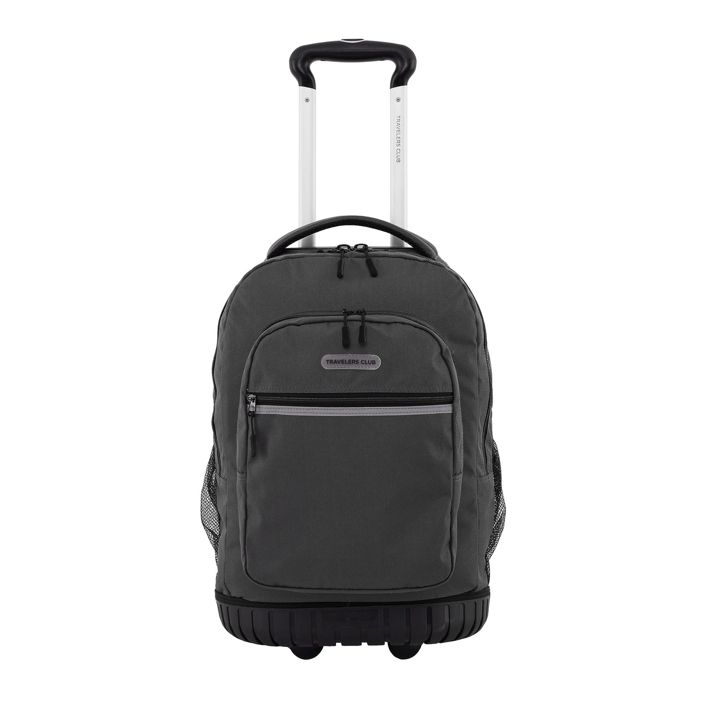 Travelers Club 20" Rolling Backpack with Laptop Compartment, Black
