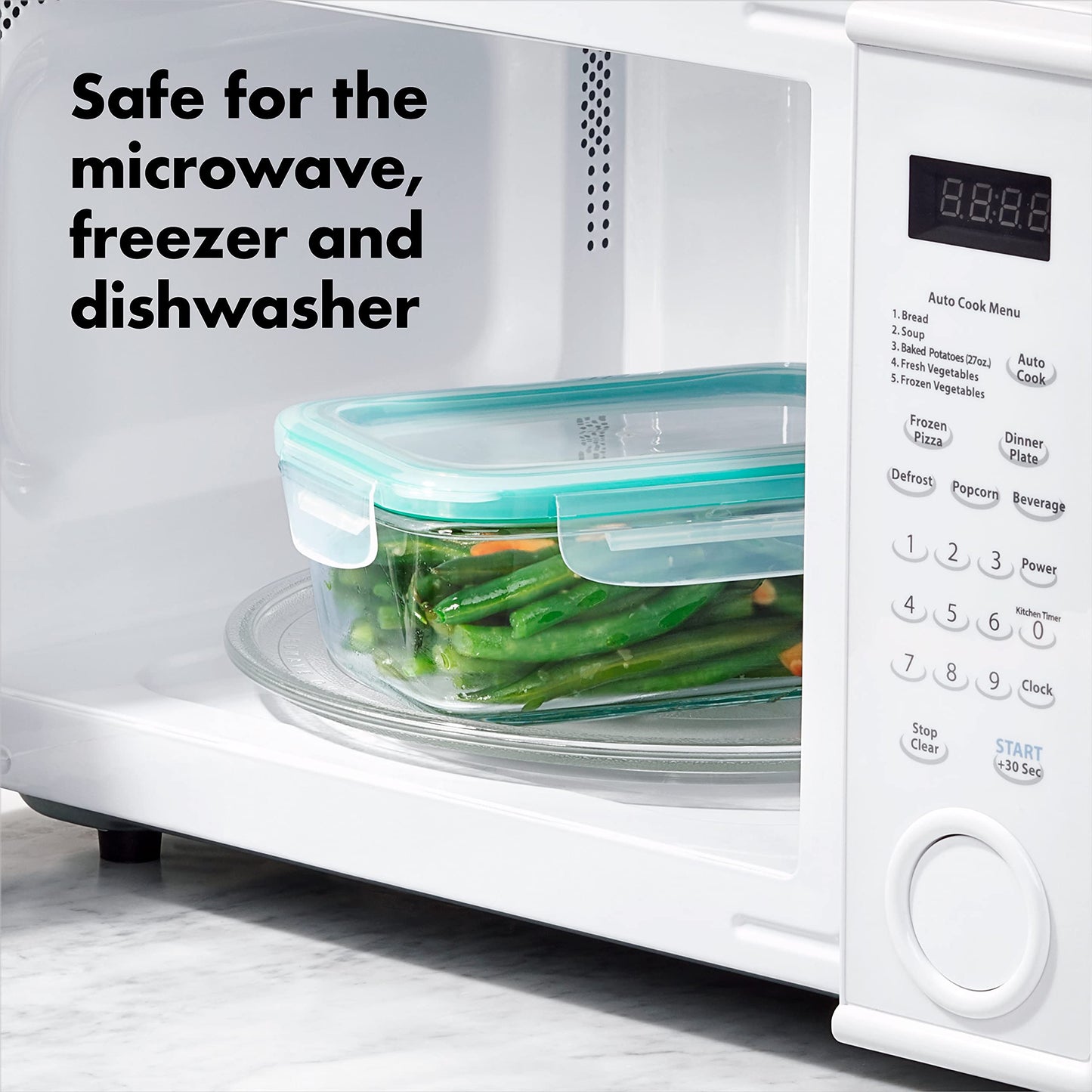 OXO Good Grips Smart Seal Leakproof Airtight Glass & Plastic Food Storage Container Set