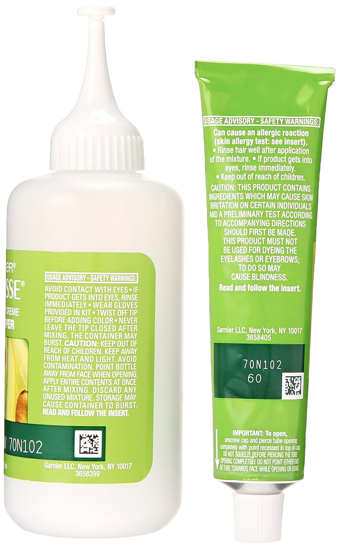 Garnier Nutrisse Nourishing Hair Color Creme, 60 Light Natural Brown (Acorn) (Packaging May Vary)