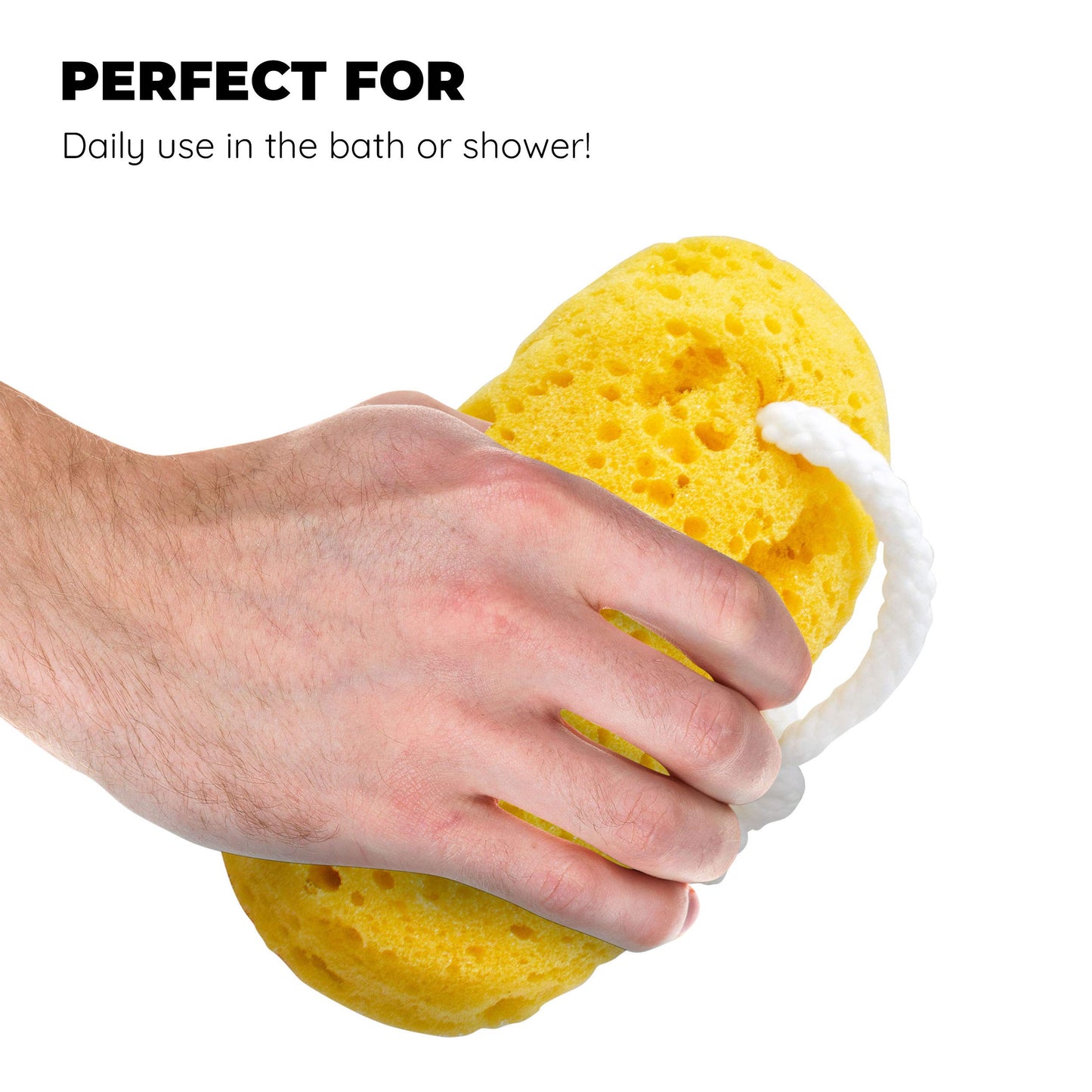 Jacent Deep Cleaning Foam Body Sponge, 1 EA