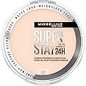 Maybelline Super Stay Up to 24HR Hybrid Powder-Foundation, Medium-to-Full Coverage Makeup, Matte Finish, 102, 1 Count