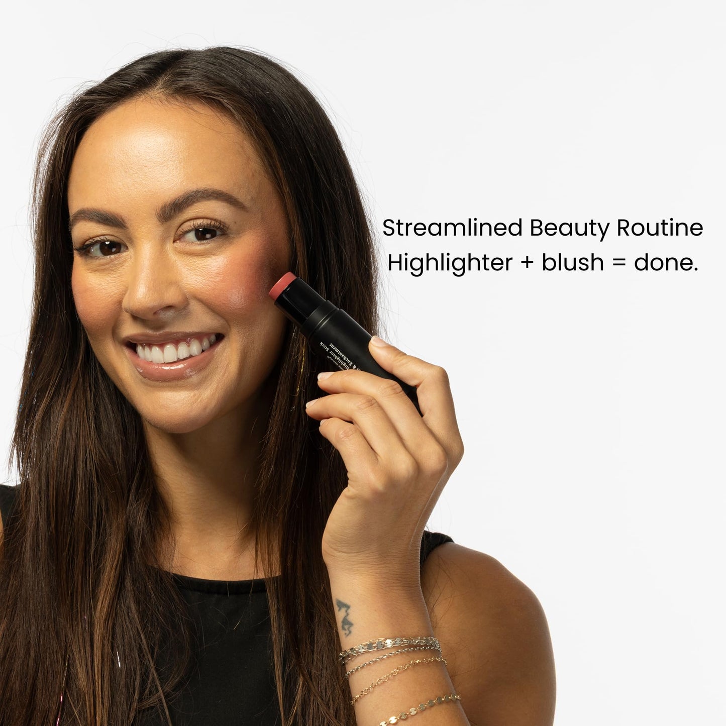 bdb Makeup Lip & Highlighter, Creamy Blush, Hydrating & Long-Lasting