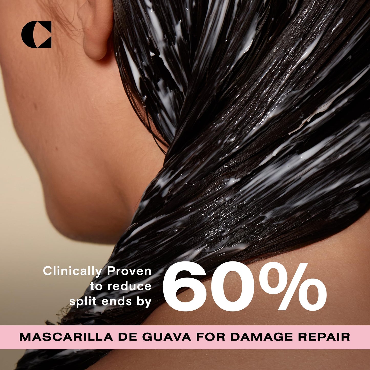 Ceremonia Guava Hair Mask Color Protection and Damage Repair with Agave, 7.8 Fl Oz | 230 mL