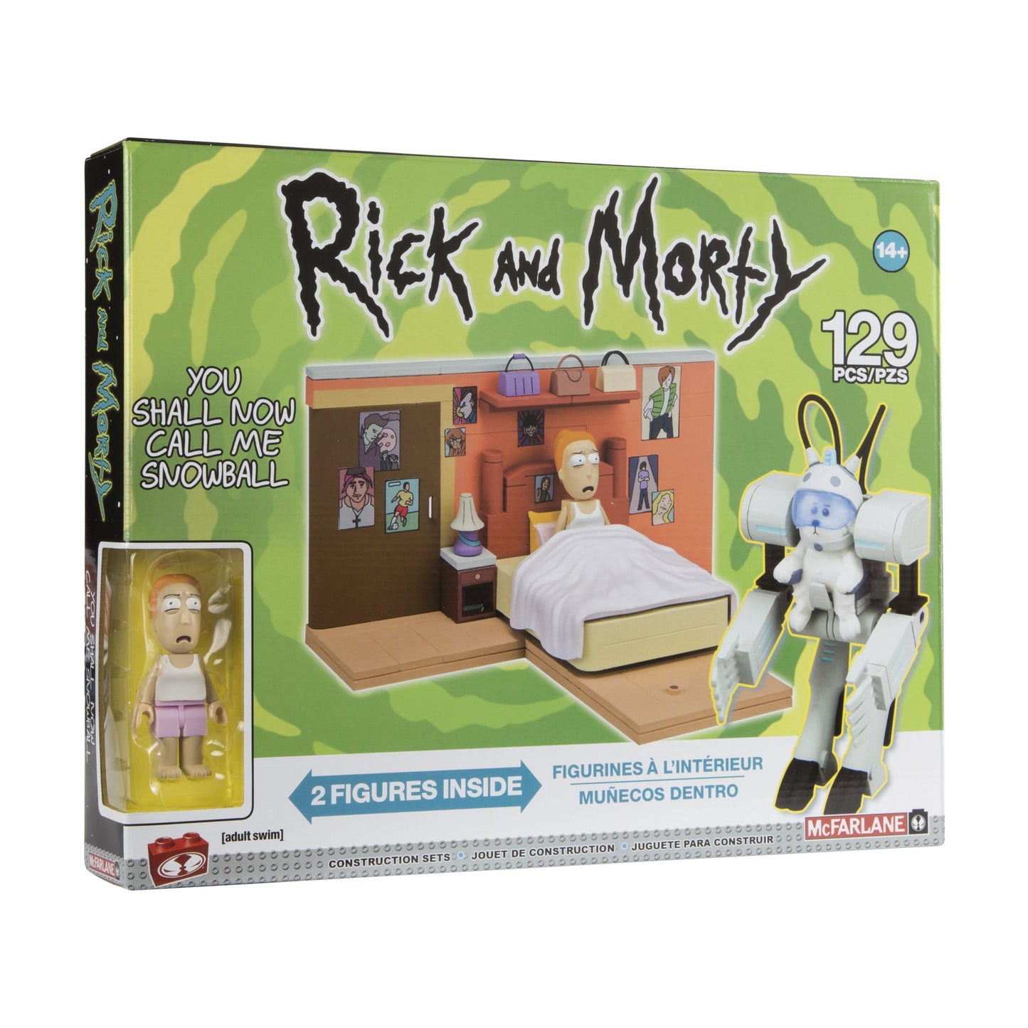 McFarlane Toys Rick & Morty You Shall Now Call Me Snowball Medium Construction Set Building Set