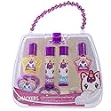 Lip Smacker Unicorn Nail Polish & Flavored Lip Balm Makeup Bag for Girls | Tote | Purse | Christmas Make Up Collection | Holiday Present | Gift