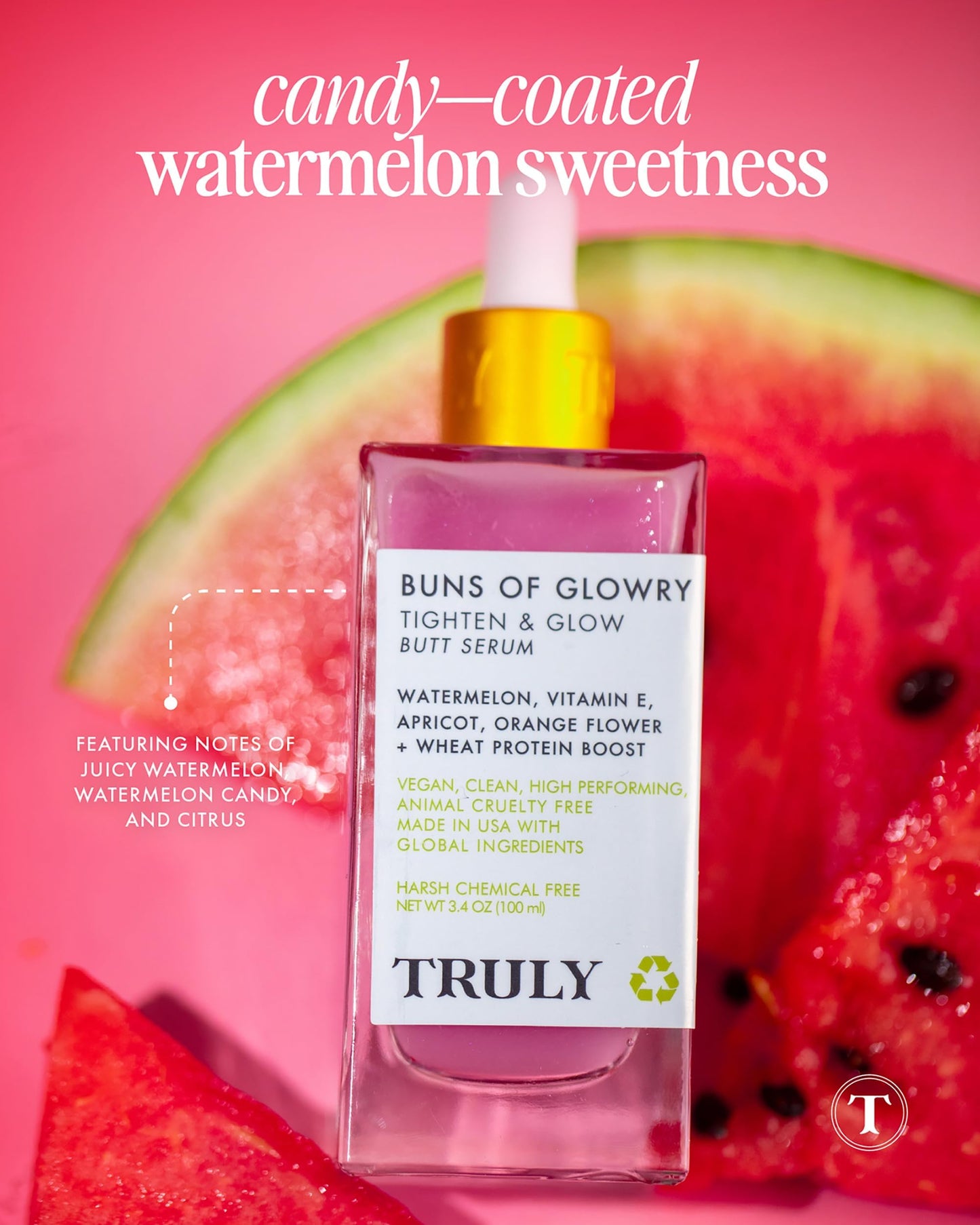 Truly Beauty Buns of Glowry Glow & Tighten Serum, Skin Tightening Cream Serum, Cellulite Cream for Thighs and Buns Fast Absorbing. Butt Enhancement Beauty & Personal Care Truly