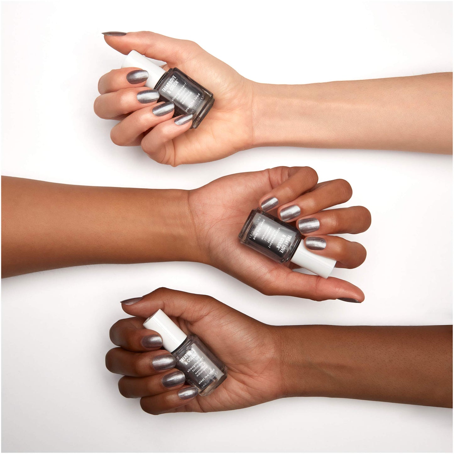 essie Treat Love & Color Nail Polish For Normal To Dry/Brittle Nails, Steel The Lead, 0.46 fl. oz. Beauty & Personal Care essie