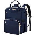 JCDOBEST Lunch Bag Backpack, Insulated Cooler Backpack Lunch Box Laptop Backpack with USB Port for Women Men Fits 15.6 Inch Laptop Blue