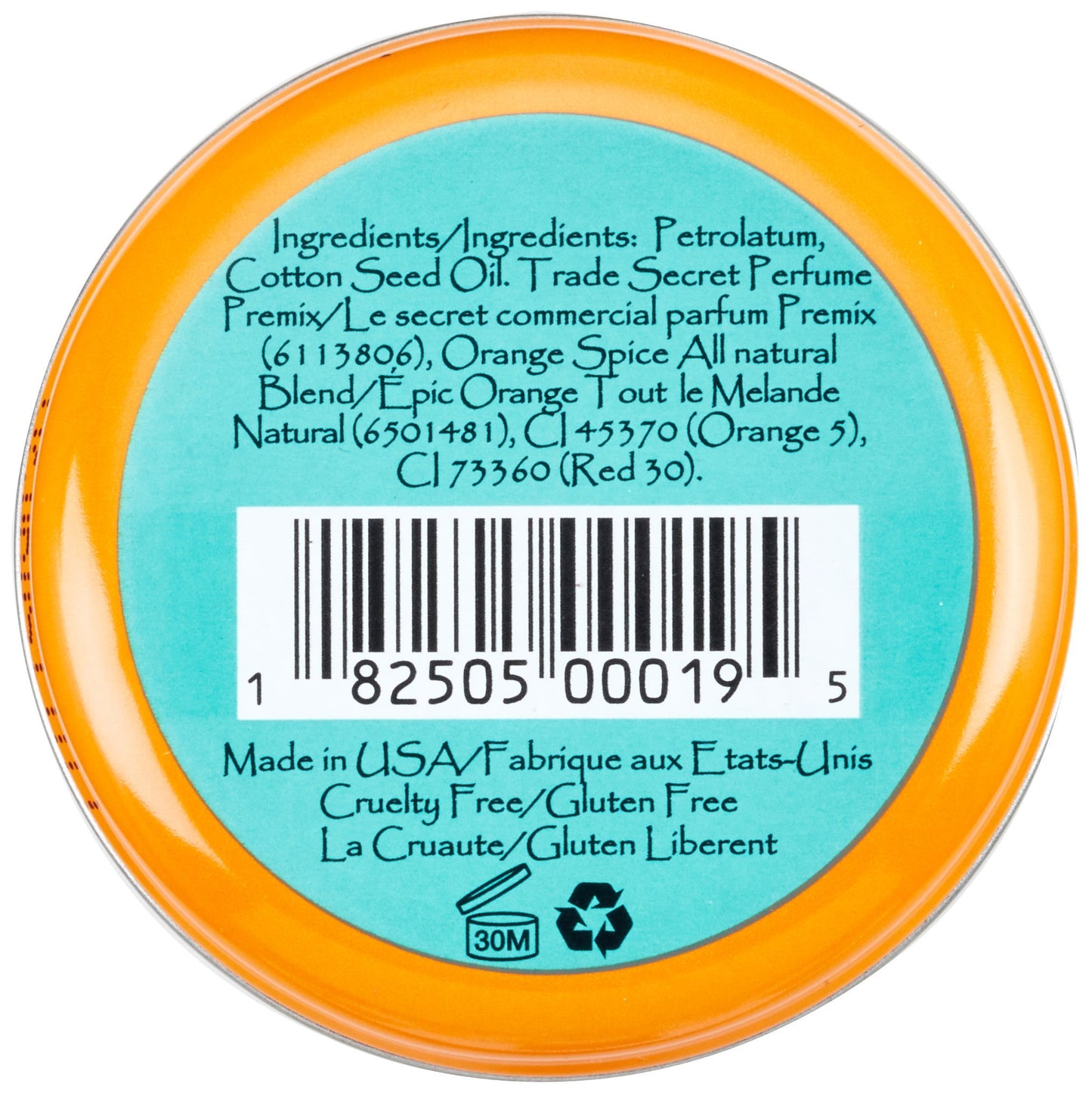 Rosebud Perfume Co. - Rose and Mandarin Lip Balm Tin - 0.8 oz.