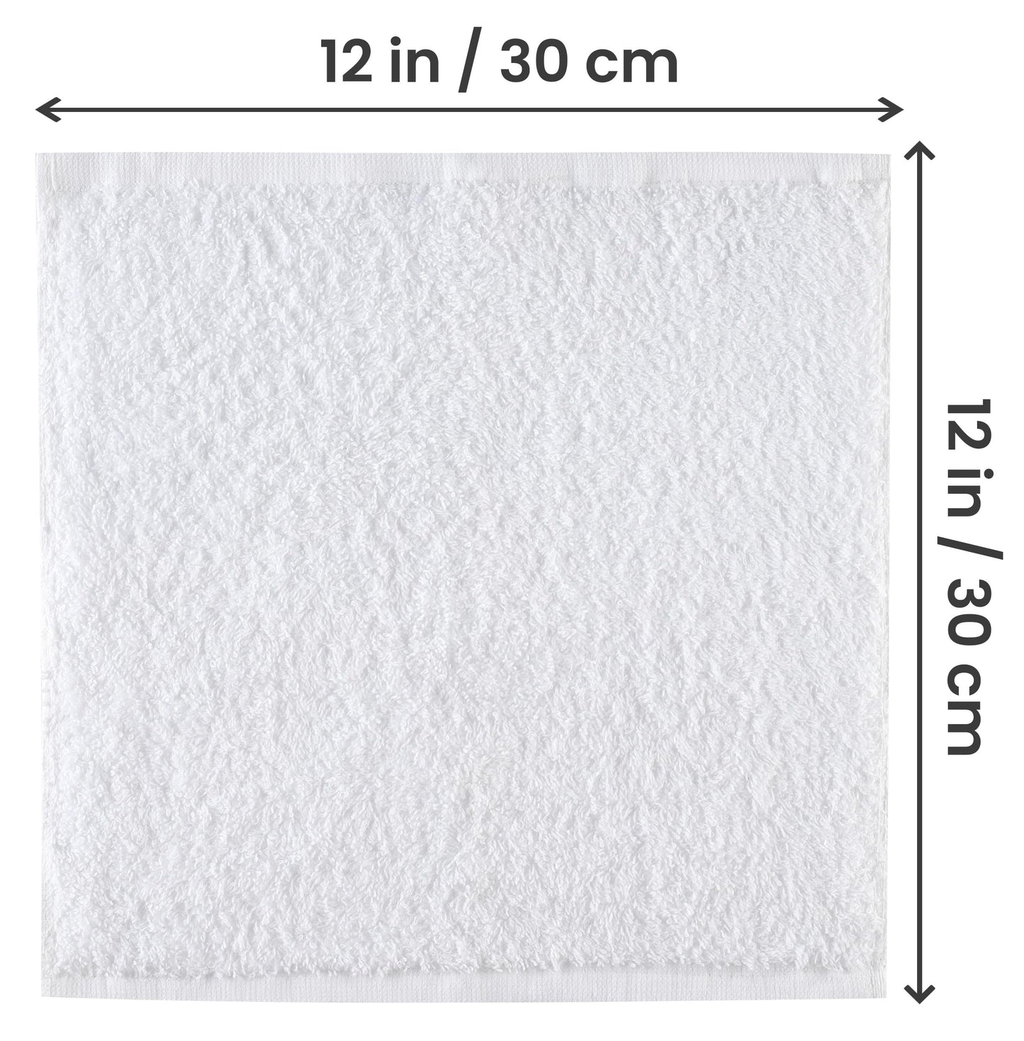 Utopia Towels 24 Pack Cotton Washcloths – 100% Ring Spun, Soft & Absorbent Flannel Face Towels, Premium Quality, White