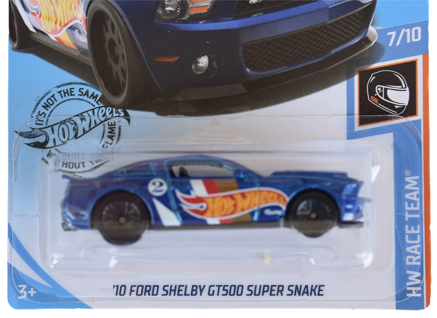 Hot Wheels Race Team 7/10 '10 Ford Shelby GT500 Super Snake 192/250, Blue