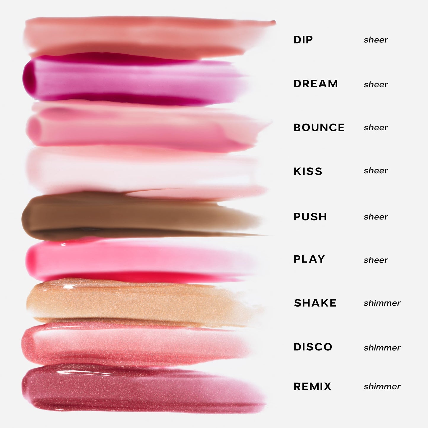 Saie Glossybounce - Hydrating Lip Gloss and Tinted Lip Oil Hybrid with Hyaluronic Acid & Jojoba Oil for Non-Sticky, Ultra-Shiny, Plump & Soft Lips -