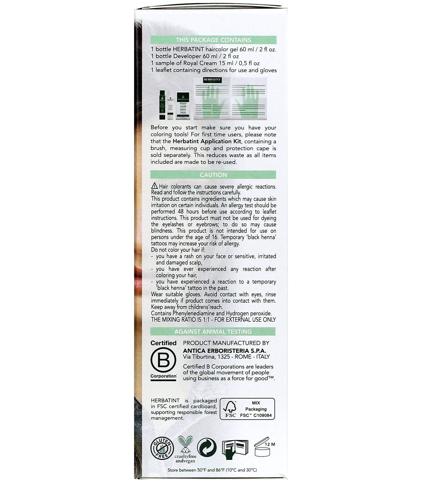 Herbatint-6D/Dark Golden Blonde 4.56fl.oz Haircolor Gel