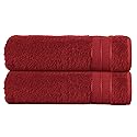 Elegant Comfort Three Line Popcorn Towel Set for Bathroom 27 x 54 inches, Premium Hotel Quality 2-Pack Bath Towels, 100% Turkish Cotton, Soft…