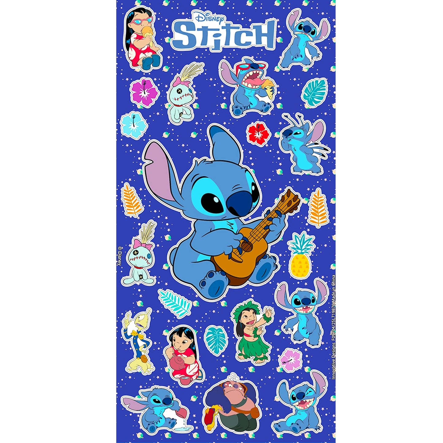 Stitch Backpack for Girls Set - Bundle with Lilo and Stitch Backpack with Front Pockets Plus Water Bottle, Stickers, More | School Supplies for Kids