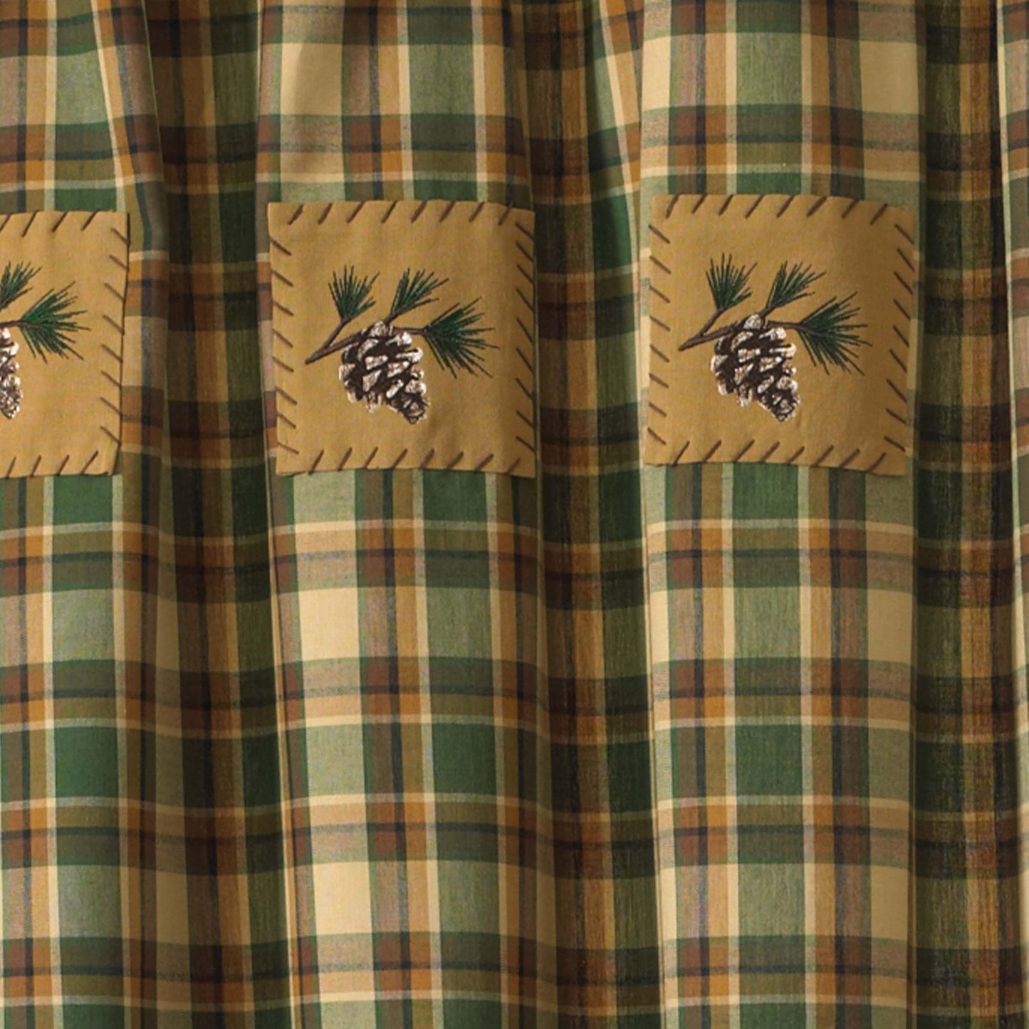 Park Designs Scotch Pine Shower Curtain, 72 x 72