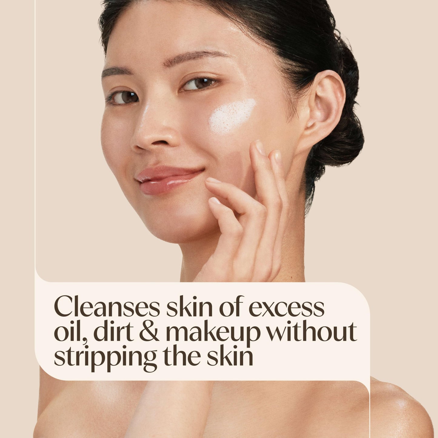 Aveeno Daily Foaming Gel Facial Cleanser for Normal to Oily or Sensitive Skin, Prebiotic Oat Formula, Fragrance-Free & Hypoallergenic, Free from