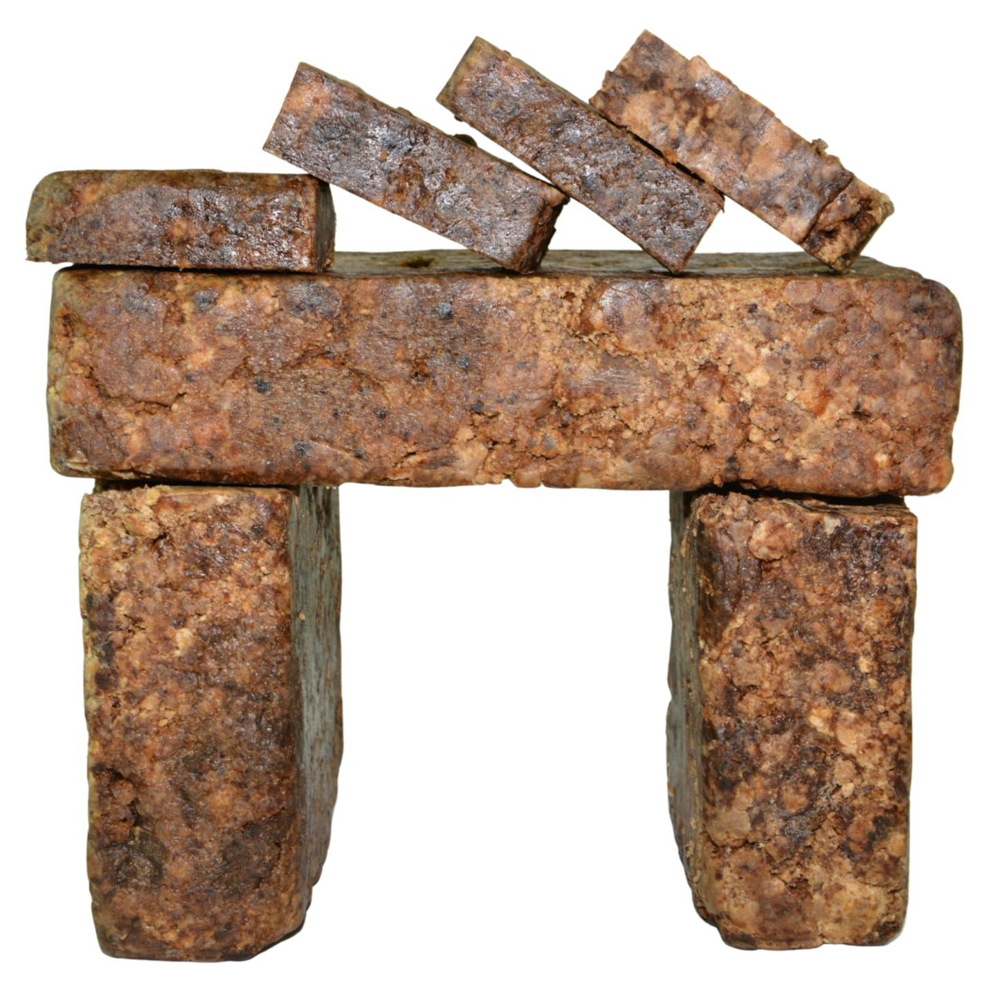 Raw African Black Soap 1 lb. Bar From Ghana 100% Pure Natural Acne Treatment, Aids Eczema & Psoriasis Therapy, Dry Skin, Scar Removal, Pimples