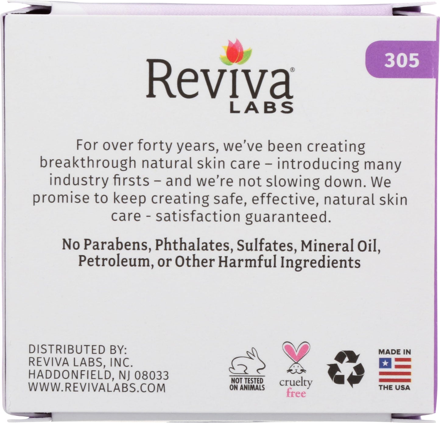 REVIVA LABS - Elastin + DMAE Night Créme (2.oz)