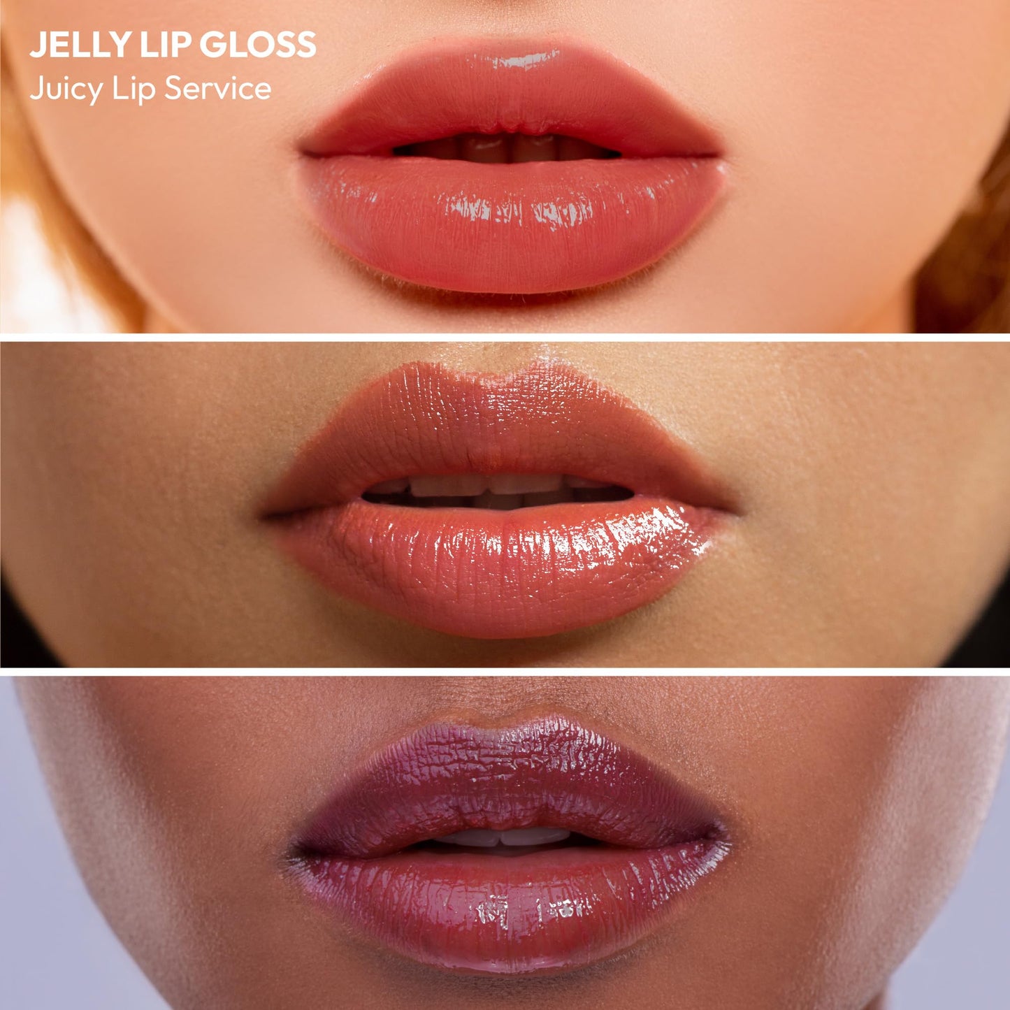 Ruby Kisses Jellylicious Lip Gloss, High-Shine Non-Sticky Hydrating Plump