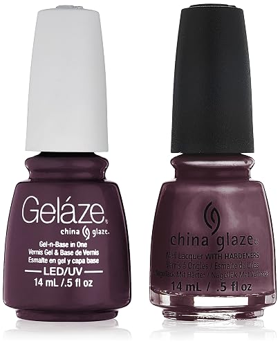 China Glaze Gelaze Tips and Toes Nail Polish, Evening Seduction, 2 Count Beauty & Personal Care China Glaze