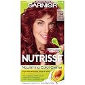 Garnier Nutrisse Nourishing Hair Color Creme, 66 True Red (Pomegranate) (Packaging May Vary)
