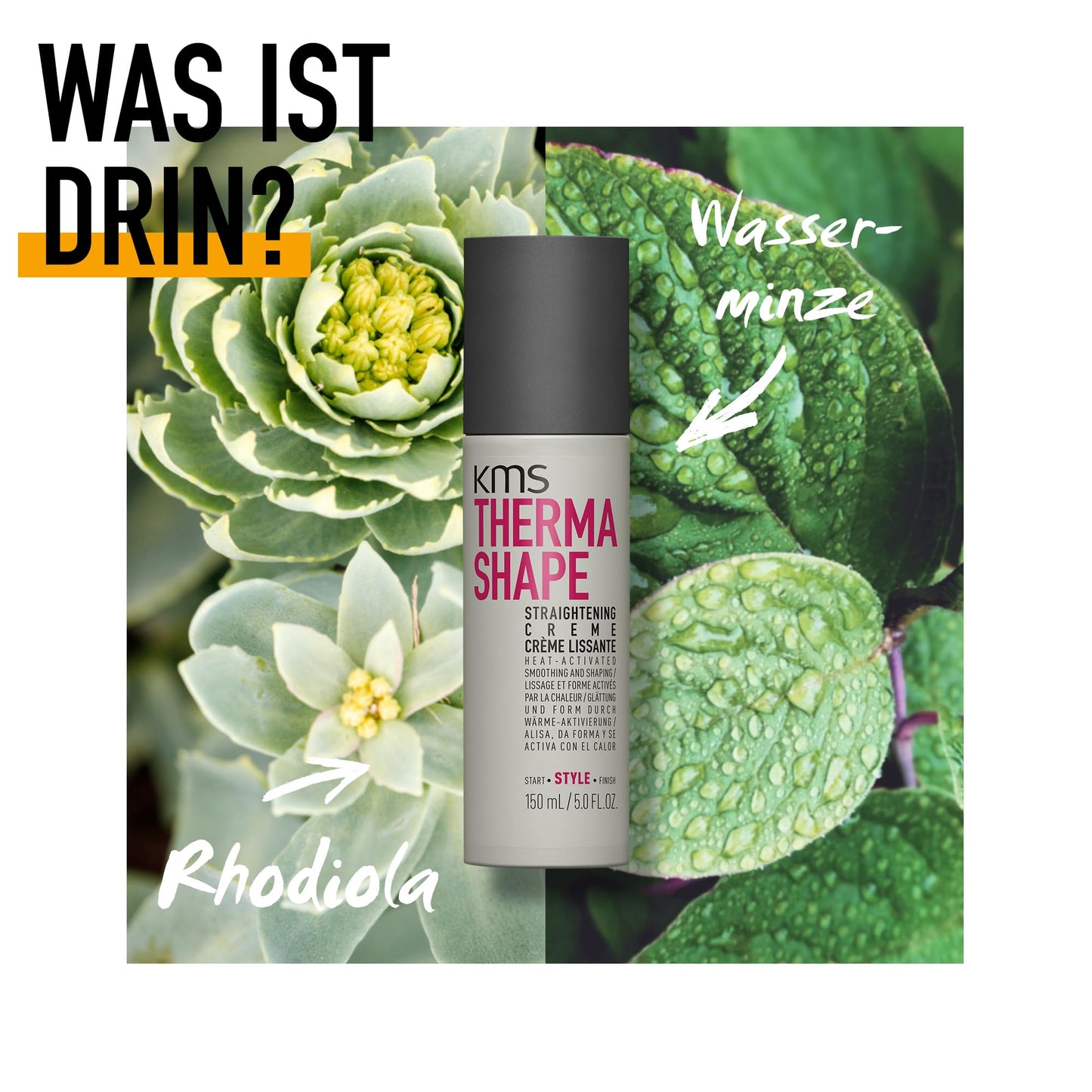 KMS Thermashape Straightening Blow Dry Crème, 5 oz