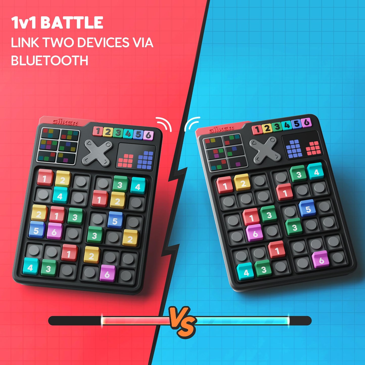 GiiKER Smart Sudoku Puzzle – 2500 Challenges Brain Teaser for Kids, Travel Game & Gift Toy for Boys, Girls & All Ages