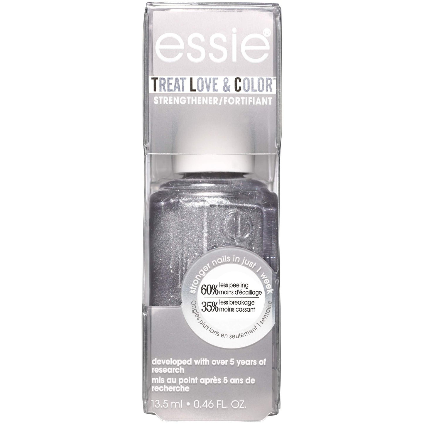 essie Treat Love & Color Nail Polish For Normal To Dry/Brittle Nails, Steel The Lead, 0.46 fl. oz. Beauty & Personal Care essie