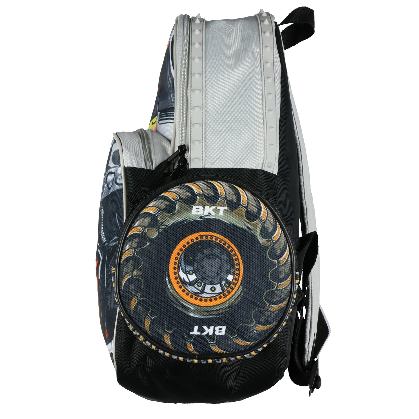 INTIMO Monster Jam Backpack Max-D Maximum Destruction 3D Monster Truck Kids School Book Bag with Laptop Tech Sleeve