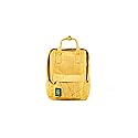 DIME BAGS Classic Laptop Backpack, Hemp Fabric, Everyday Backpack for Traveling, Work, Secret Pocket, Comfortable Adjustable Straps, Padded Interior, Hot Box (Yellow)