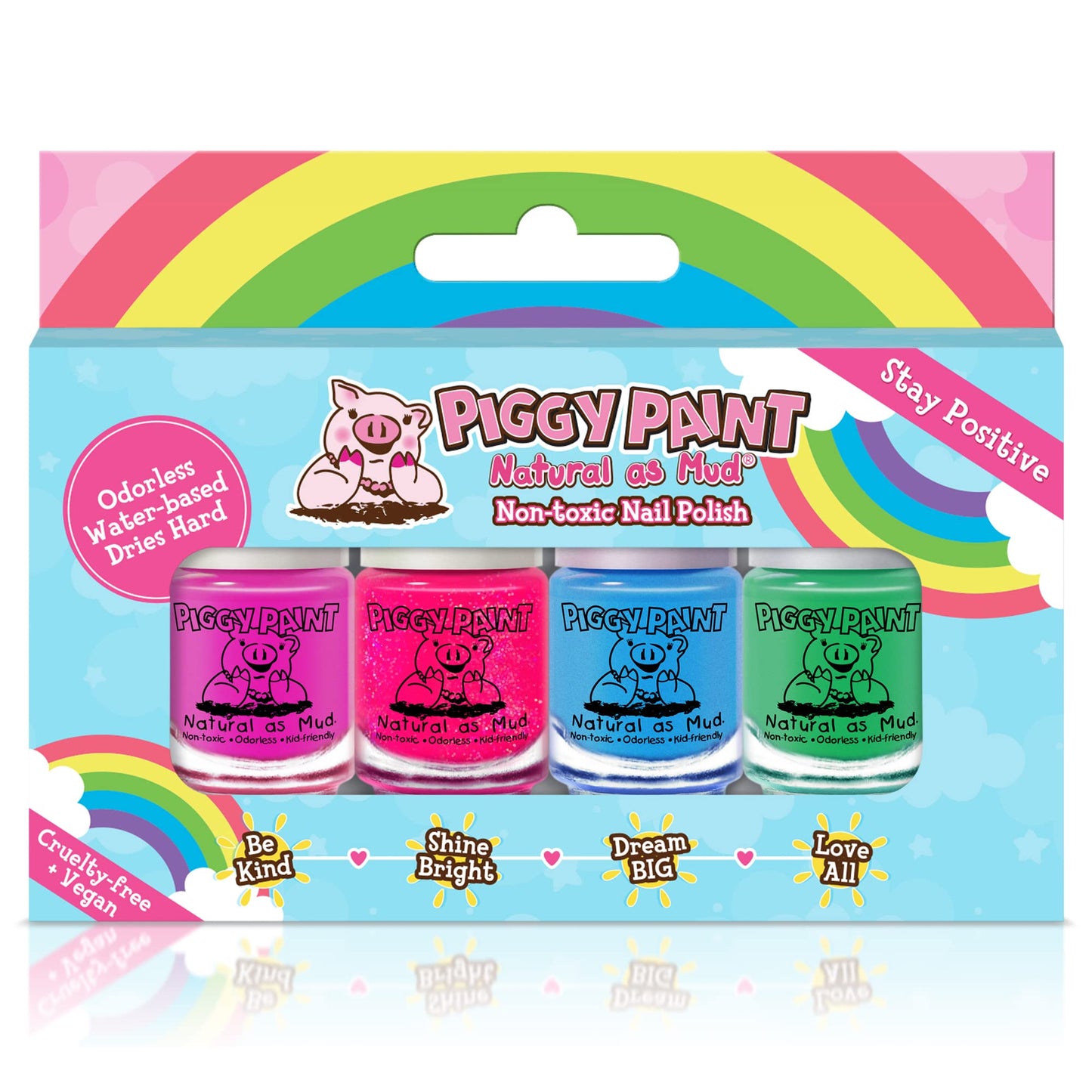 Piggy Paint Nail Polish - Non-Toxic Polish for Little Girls, Toddlers, & Kids, Water Based Formula, Safe, Cruelty Free, Vegan, & Natural, Durable Beauty & Personal Care Piggy Paint
