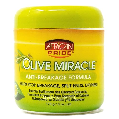 African Pride Olive Miracle Anti-Breakage Creme 6oz Jar