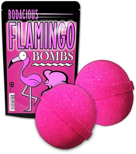 Flamingo Bombs Bath Bombs - Flamingo Bath Balls Funny Pink Gifts for Girls Flamingo Friend Gifts for Women Pretty Pink Bath Bombs Stocking Stuffers…