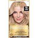 L'Oreal Paris Superior Preference Luminous Fade-Defying Permanent Hair Color, Hair Dye For Up to 9 Weeks of Radiance, Ash Blonde 8A, 1 Hair Dye Kit