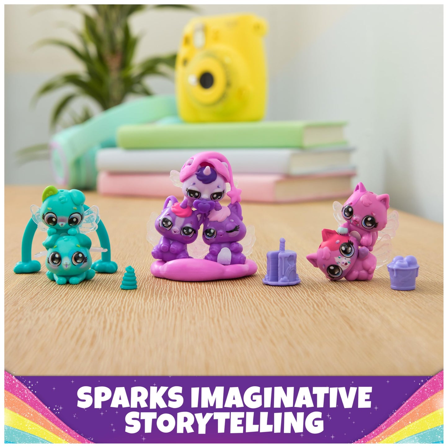 Hatchimals Alive, Rainbow Splash Fizzy Color Surprise Toy, Hatch Twins or Triplets from Color Reveal Egg (Style May Vary), Kids Toys for Girls & Boys