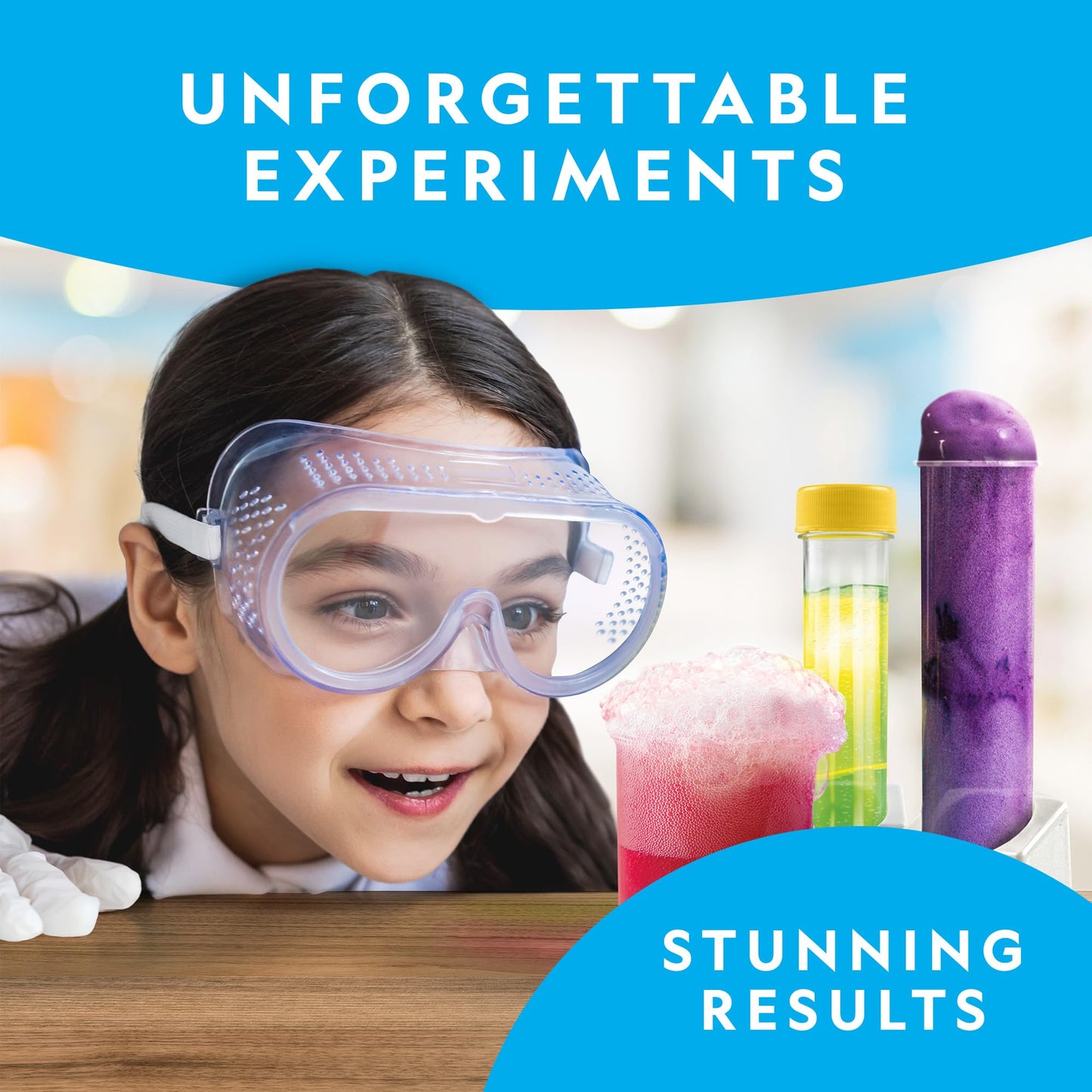 NATIONAL GEOGRAPHIC Gross Science Kit – 45 Experiments, Slime & Brain Dissection, Creepy STEM Toys & Halloween Gifts for Kids 8-12