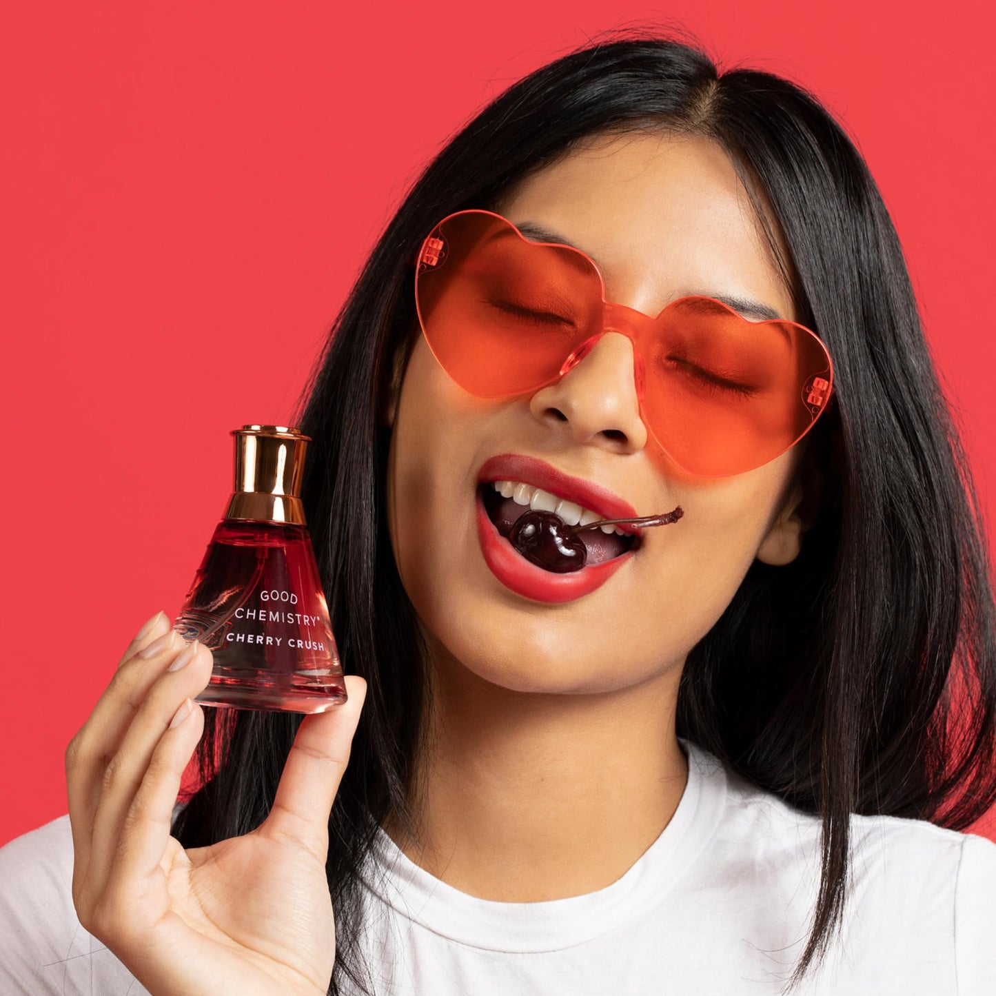 Good Chemistry Cherry Crush Eau de Parfum 1.7 fl oz - Long-Lasting Perfume with Wild Cherry, Sandalwood, & Vanilla Bean - Sweet, Clean & Vegan