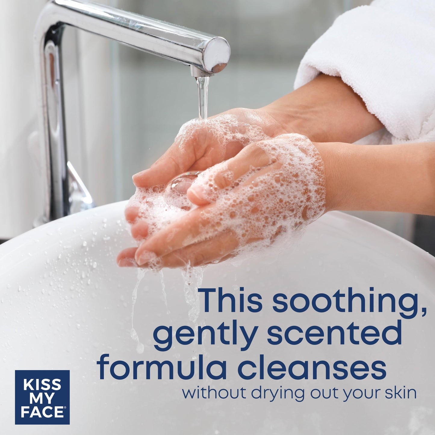 Kiss My Face Coconut Hand Soap, Tropical Moisture Cleanse, With Added Yarrow And Coconut Water, Easy To Use Hand Soap Pump, Coconut Scented, Cruelty