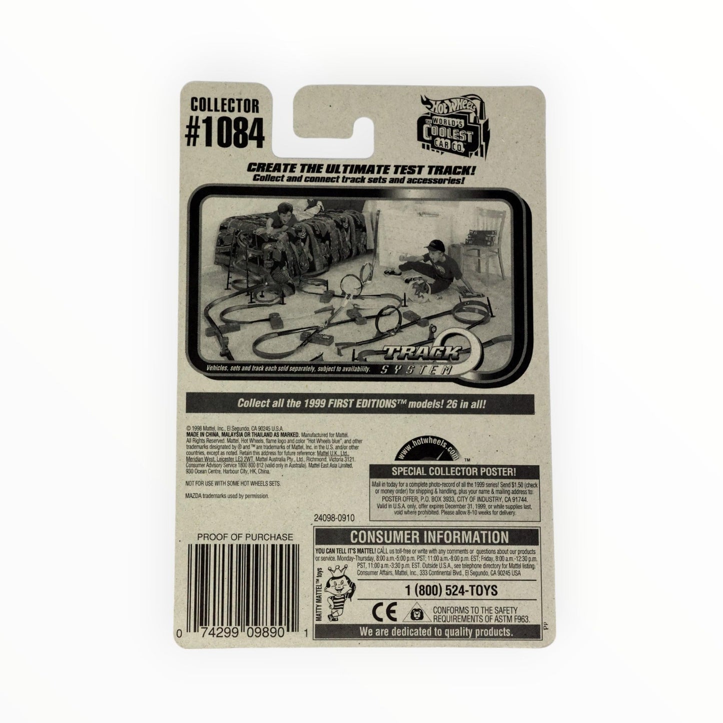 Hot Wheels #1084 Mazda MX-5 Miata