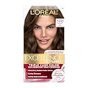 L'Oreal Paris Excellence Crème Permanent Hair Dye, Triple Care Hair Color with Hyaluronic Acid for 100% Gray Coverage, 5AB Mocha Ash Brown, 1 Kit