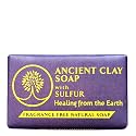 Ancient Clay Soap with Sulfur Fragrance Free Zion Health 6 oz Bar Soap