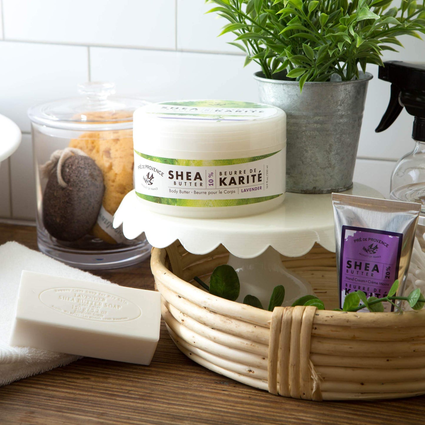 Pre de Provence Beurre De Karité Moisturizing Collection, Shea Butter Enriched Nourishing, Hand Cream, 75ML, Lavender