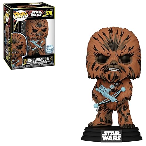 Funko Pop! Star Wars: Retro Series - Chewbacca, Special Edition Exclusive Vinyl Bobblehead #570