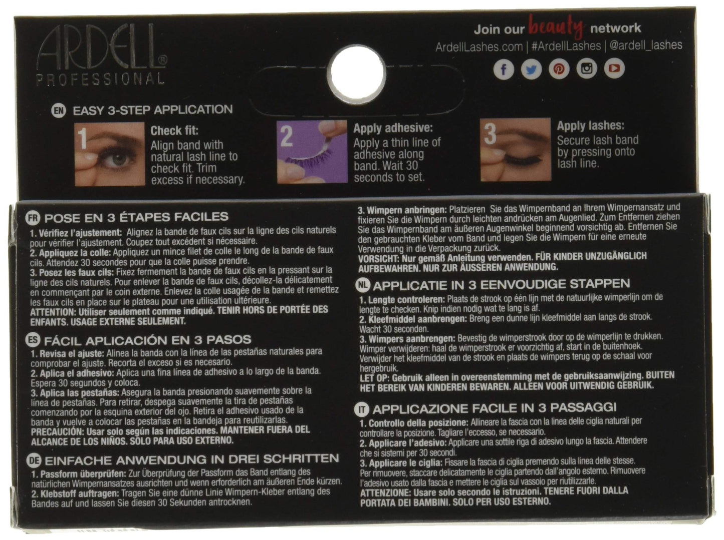 Faux Mink 817 Black