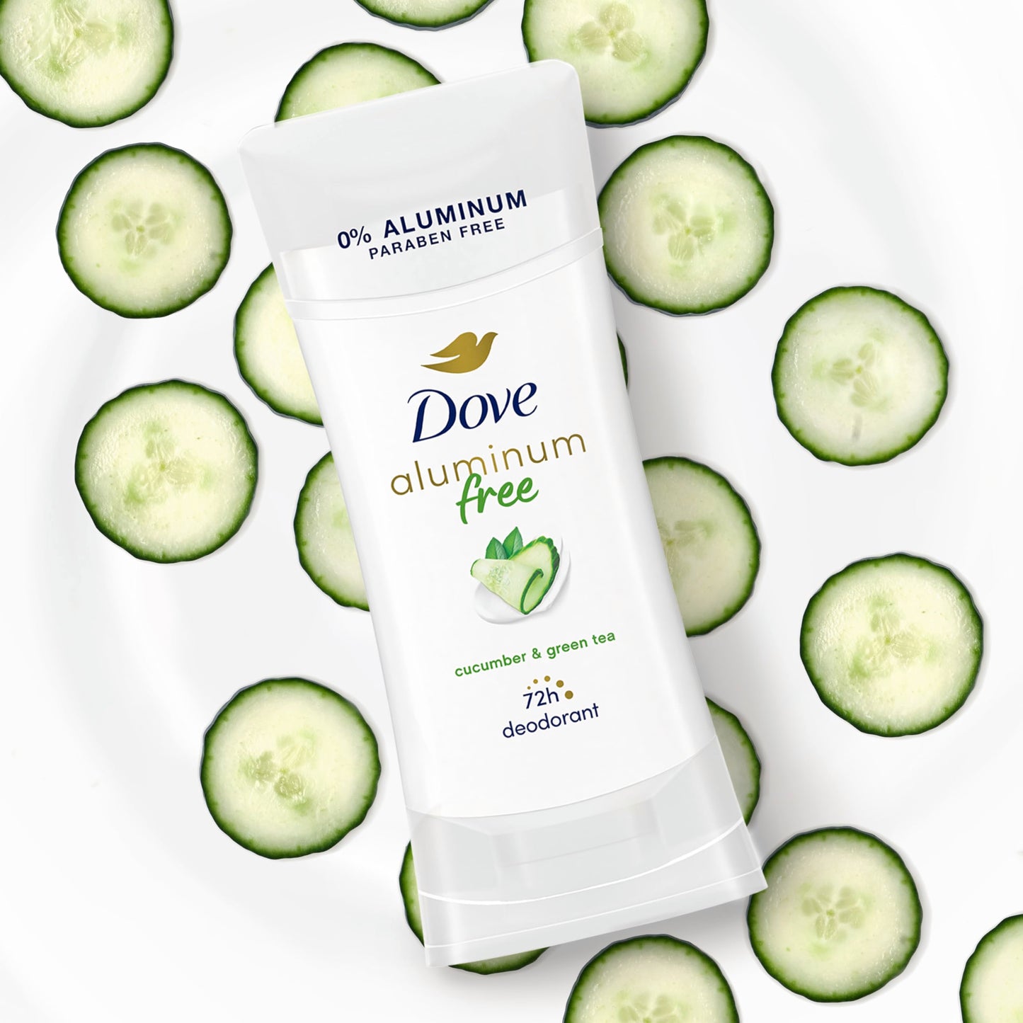 Dove Deodorant for Women 2 Count Cucumber & Green Tea Moisturizers Aluminum Free Deodorant with 24-hour Odor Protection 2.6 oz Beauty and Personal Care Dove