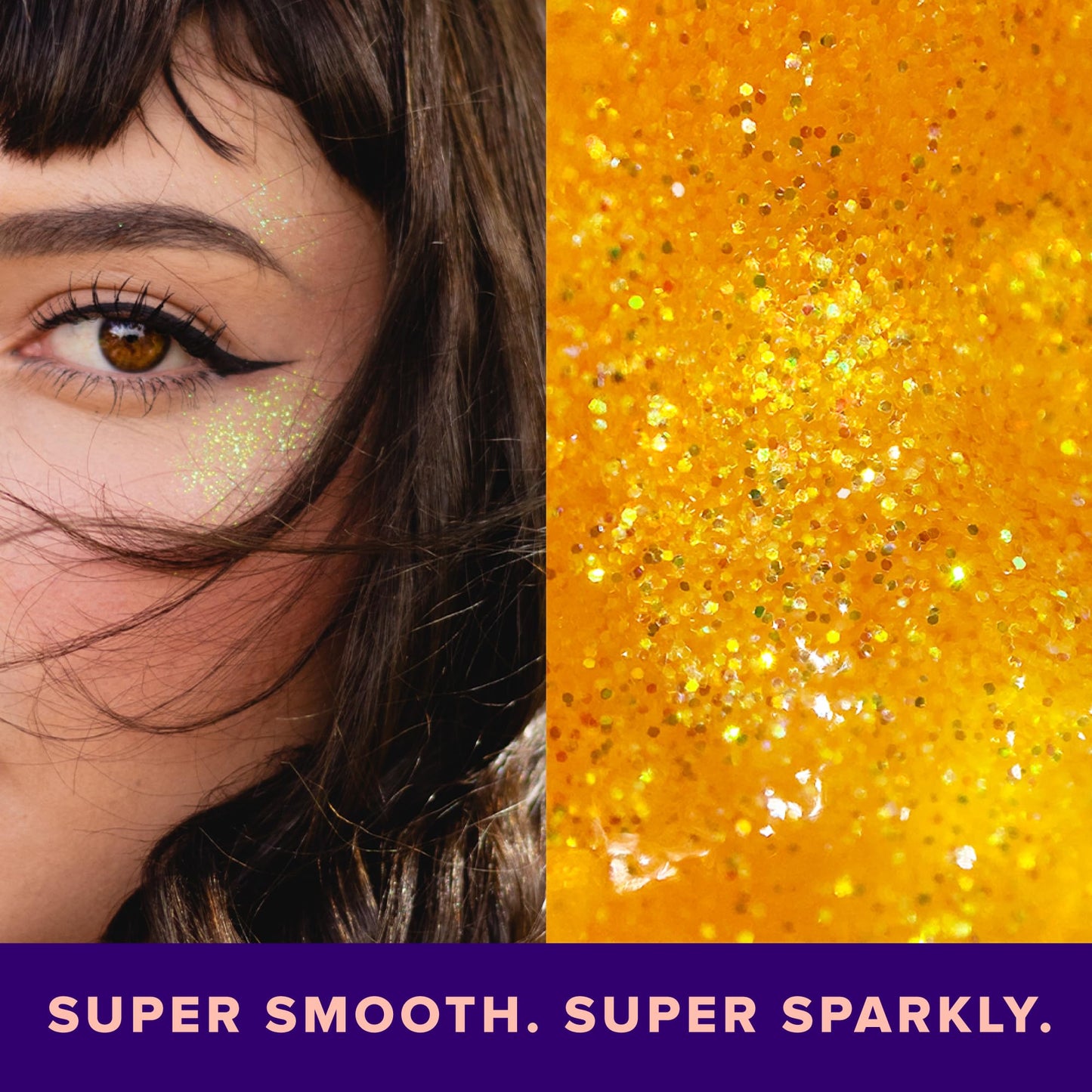 UNICORN SNOT Holographic Face Glitter & Body Glitter Gel | Hair Glitter, Vegan & Cruelty-Free, 1.7 oz Orange Glitter (Fire)